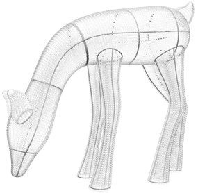 Ren LED RGBW dimabil de exterior Twinkly TW3RD140SPP-TEU 160xLED IP44 Wi-Fi