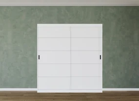 Set dormitor alb pat netapitat - Blanco - Configuratia 22