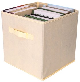 Cutie depozitare, Flex CreamBox, UnicUtil, 28 x 28 x 28 cm, Crem, UUORG13