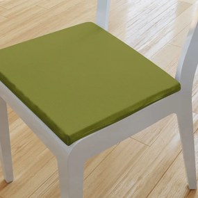 Goldea pernă pentru scaun 38x38 cm - loneta - măslin 38 x 38 cm