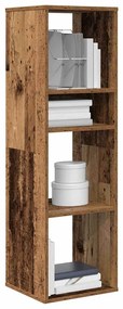 vidaXL Dulap cu cărți din lemn vechi 34x31x112 cm din lemn prelucrat