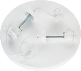 Brilagi - Lustră suspendată pe cablu WABI SABI, 2xE27/40W/230V, Ø 45 cm, albă