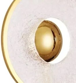 Aplica decorativa metal auriu, acrilic LED Alexia