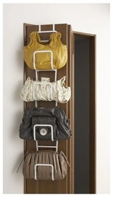 Cuier pentru genți cu 4 cârlige YAMAZAKI Sapporo, alb