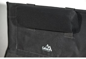 Cattara 13467 Scaun pliant de camping Merit Foldi, negru