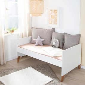 Pătuț alb/în culoare naturală 70x140 cm Ole – Roba