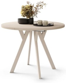 Masă de dining extensibilă ARTUR, bej