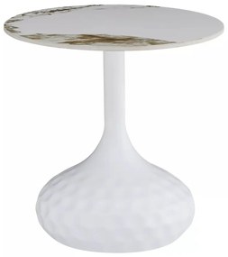 Masuta de cafea Salo B marmura alba ø50/h49 cm