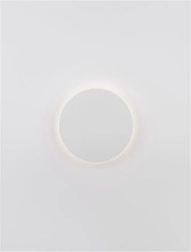Aplica LED de perete design ambiental CYRCLE 20cm alba