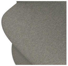 Scaun de sufragerie gri tapițat Kalo – Makamii