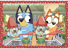 Bluey Play All Day Puzzle Clementoni 4-în-1