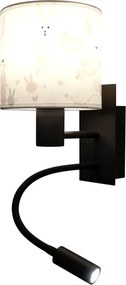 Brilagi - Lampă LED flexibilă BOBO 1xE27/25W/230V + LED/3W negru/alb/cu iepurași