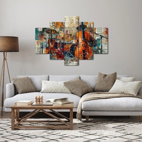 Tablou - Instrumente muzicale (150x105 cm)