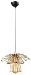 Lustră Squid Lighting Root, înălțime 117 cm, auriu