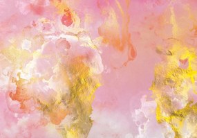 Fototapet - Marmura în roz și auriu (152,5x104 cm), în 8 de alte dimensiuni noi