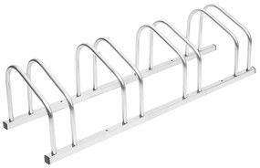 Suport de biciclete, pentru 4 biciclete, otel galvanizat
