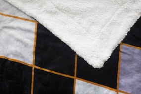 Pătură din microfibră cu lână sintetică