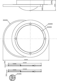 Globo 41785 - Plafonieră LED MOON LED/30W/230V 4000K