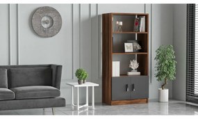 Bibliotecă Voma Anthracite and Walnut