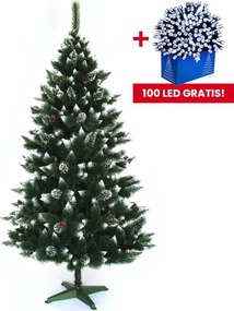 Pom de Crăciun mat, pin cu conuri de pin 180 cm