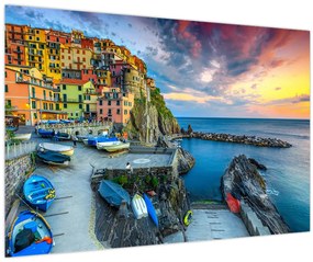 Tablou - Satul mediteranean (90x60 cm)