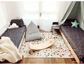 Covor crem lavabil/țesut manual din bumbac 140x200 cm Terrazzo Marble – Lorena Canals