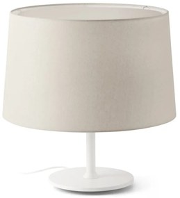 Lampa de masa abajur textil 48cm WINDSOR alb
