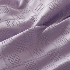 Lenjerie de pat, bumbac tip jacquard finetat, lila, 6 piese, Jo-Jo Home, JJ-04