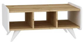 Măsuță de cafea Kakulu 1 (stejar zafir + alb) . 1093267