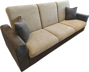 Canapea extensibila RE, stofa clasica bej - Soro 8/maro - Soro 28, cu