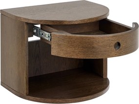 Noptieră în culoare naturală închisă cu aspect de lemn de stejar Paron – Actona