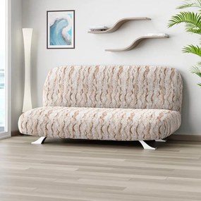 Gaico Huse bielastice OCEANO NOU bej 2fotoliu cu manere de lemn (l. 80 -140 cm)