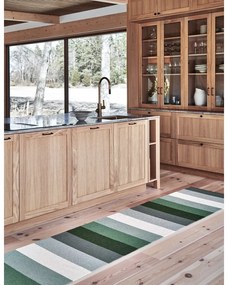 Covor pentru exterior și interior verde/crem 70x100 cm Molly Woods – Pappelina