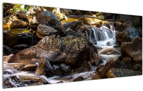 Tablou cu râul pietros (120x50 cm)