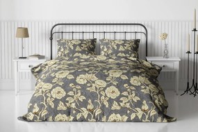 Lenjerie de pat flanelata LUXFLOWER gri Dimensiune lenjerie de pat: 70 x 90 cm | 140 x 200 cm