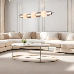 Lustră LED pe cablu CARO LED/42W/230V crom