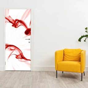 Fototapet pentru ușă - Inima din fum (95x205cm)