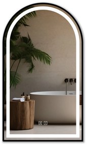 Oglinda LED 60x100 cm Dash neagra