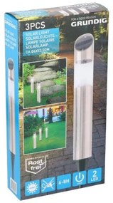 Grundig - Set 3x lampă solară LED 1,2V 600 mAh