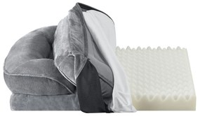 Juskys Pat pentru caini Sheena M 72 x 60 cm - gri