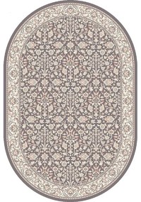 Covor lana oval Itamar antracytowy Selectează mărime: 160 X 240