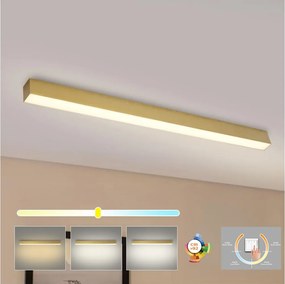 Brilagi SLEEKLINE - Plafonieră LED pentru baie, LED/40W/230V, auriu, IP44