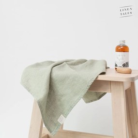 Prosop verde din in 125x75 cm - Linen Tales