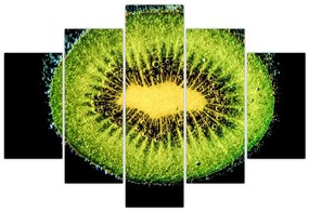 Tablou - detailu cu kiwi în apă (150x105 cm)