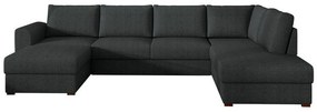 Colțar Miami 181 Cutie de pat, 305x188x85cm, 147 kg, Picioare: Lemn