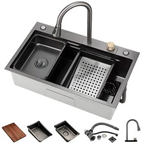 Chiuveta Bucatarie Profesionala Multifunctionala , Inox,FY3018