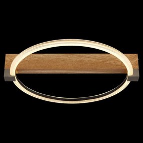 Plafoniera LED metal cu efect de lemn FLETCHER