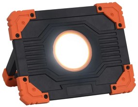 vidaXL Reflector portabil cu LED, 10 W, alb rece, ABS