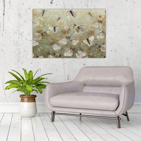 Tablou - Vintege fluturi (90x60 cm)