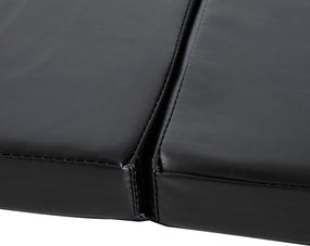 HOMCOM Tapet de Gimnastică Pliabil, Tapet Fitness Gros de 5 cm și Antialunecare, 180x60x5 cm, Negru | Aosom Romania